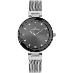 Наручные часы JACQUES LEMANS Design collection, черный, серебряный