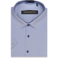 Рубашка Imperator, размер 52/L (170-178, 42 ворот), голубой