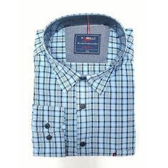 Рубашка Tonelli, размер 2XL(62), синий