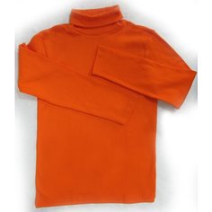 Водолазка , размер 76, оранжевый