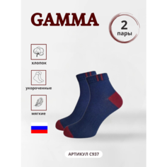 Носки ГАММА, 2 пары, размер 23-25(35-39)), синий Gamma