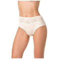 Трусы Dentelle, размер 4XL/56, красный, бежевый