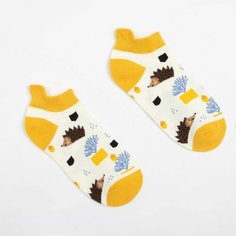 Носки Minaku, размер 36-41, желтый