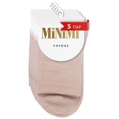 Носки MiNiMi, 5 пар, размер 35-38, бежевый