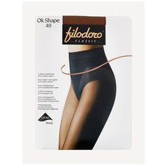 Колготки Filodoro Ok Shape, 40 den, размер 3, коричневый, бежевый Filodoro®