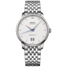 Наручные часы Mido Baroncelli M027.426.11.018.00, белый, серебряный