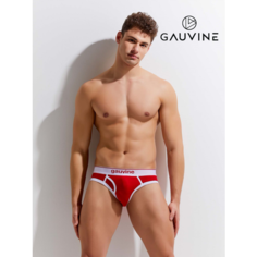 Трусы GAUVINE, размер XL, белый, красный