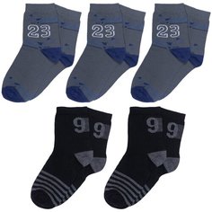 Носки RuSocks 5 пар, размер 14-16, мультиколор