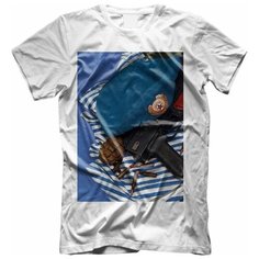 Футболка , размер 36, мультиколор