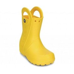 Сапоги Crocs Handle It Rain Boot, размер J1 (32-33EU), желтый