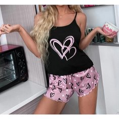 Пижама , размер 44, розовый