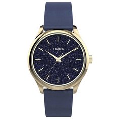 Наручные часы TIMEX Celestial Opulence, золотой, синий