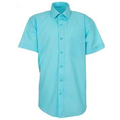 Школьная рубашка Imperator, размер 98-104, бирюзовый