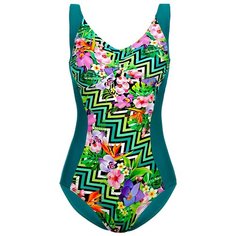 Купальник ALIERA, размер 46, зеленый