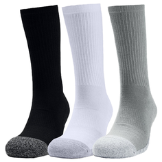 Носки Under Armour, 3 пары, размер M, серый, белый, черный