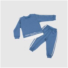 Комплект одежды АЛИСА, размер 80, синий