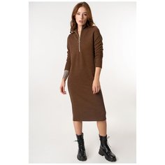 Платье FLY, размер 44, коричневый