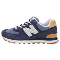 Кроссовки New Balance, размер 6,5 US, синий, белый