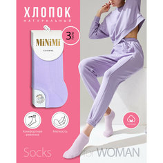 Носки MiNiMi, 3 пары, размер 35-38, фиолетовый