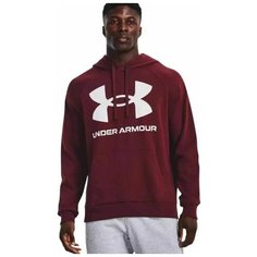 Худи Under Armour Rival Fleece Big Logo, размер SM, красный