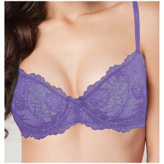 Бюстгальтер Innamore Basic Lace , размер 4B (80B), фиолетовый