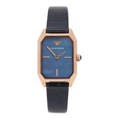 Наручные часы EMPORIO ARMANI, фиолетовый, коричневый