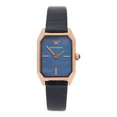 Наручные часы EMPORIO ARMANI, фиолетовый, коричневый