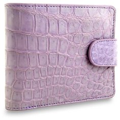 Кошелек Exotic Leather, фактура гладкая, розовый