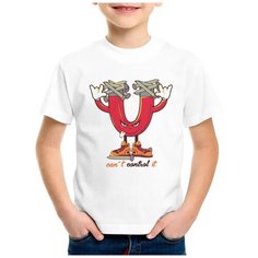 Футболка CoolPodarok, размер 26, белый