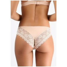 Трусы Pretty Polly, размер L, коричневый, голубой, экрю, мультиколор