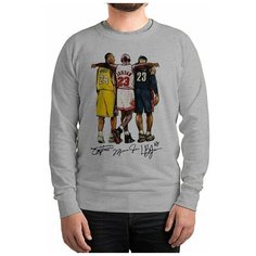 Свитшот DreamShirts Studio, размер 3XL, серый