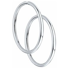 Серьги Diamant, серебро, 925 проба, родирование