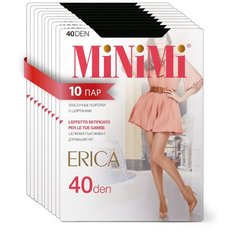 Колготки MiNiMi Erica, 40 den, 10 шт., размер 4/L, черный