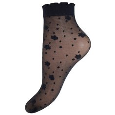 Носки Mademoiselle, 20 den, размер UNICA, черный