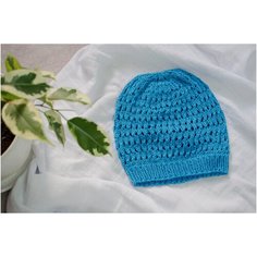 Шапка IRIDACE KNIT, размер 50-52, голубой