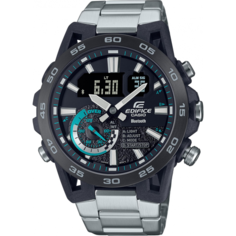 Наручные часы CASIO Edifice ECB-40DB-1A, голубой, черный