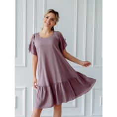 Платье Текстильный Край, размер 50, бежевый
