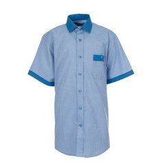 Школьная рубашка Tsarevich, размер 152-158, голубой
