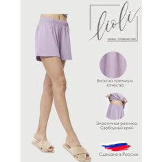 Шорты LIOLI, размер 50, фиолетовый, розовый