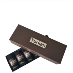 Носки Turkan, 6 пар, 6 уп., размер 41-46, бежевый, черный, мультиколор