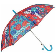 Зонт-трость Играем вместе, голубой, красный