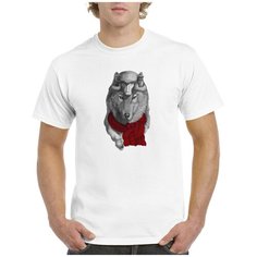 Футболка CoolPodarok, размер 54, белый