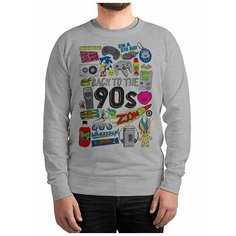 Свитшот DreamShirts Studio, размер 3XL, серый