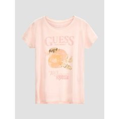 Футболка GUESS, размер 140, розовый