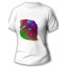 Футболка размер L, белый