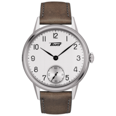 Наручные часы TISSOT Heritage T119.405.16.037.01, коричневый, серебряный