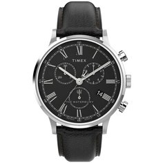 Наручные часы TIMEX Waterbury TW2U88300, черный, серебряный