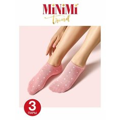 Носки MiNiMi, 3 пары, размер 35-38 (23-25), розовый