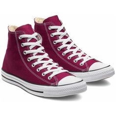 Кеды Converse, размер 9.5US (43EU), красный, бордовый