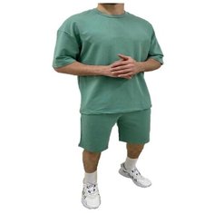 Спортивный костюм , размер 50 , зеленый